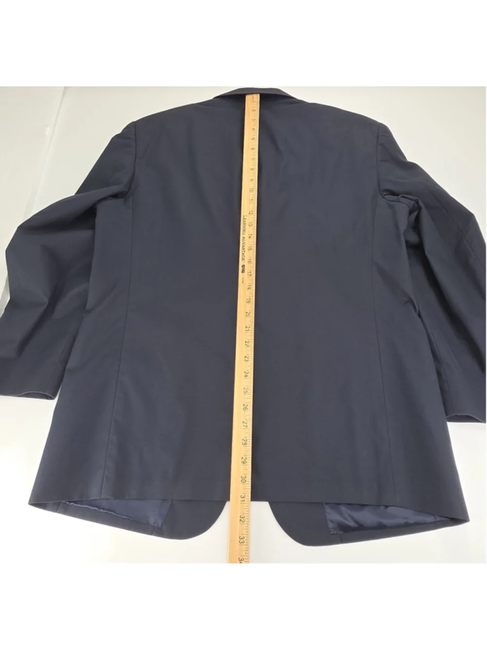 Brooks Brothers Brookscool Poplin Sport Coat Blazer 43R Navy CoolMax Cotton
